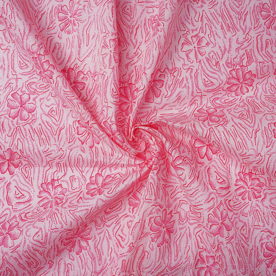 RedFlower Women's Unstitched Printed Pure Dyed Cotton Fabric Material