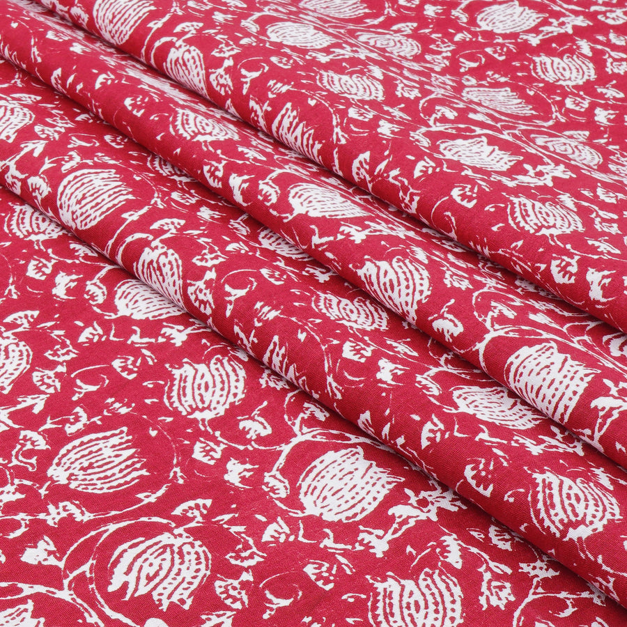 RedFlower Women's Unstitched Printed Pure Cotton Fabric Material