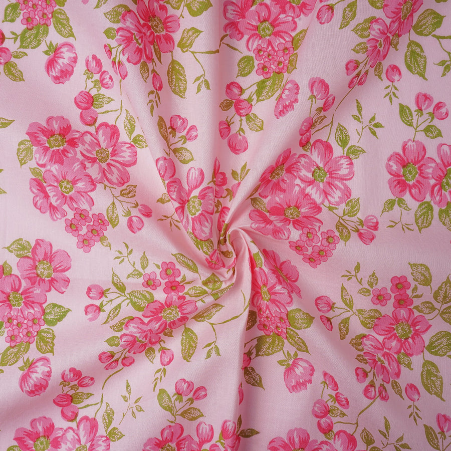 RedFlower Women's Unstitched Printed Pure Dyed Cotton Fabric Material
