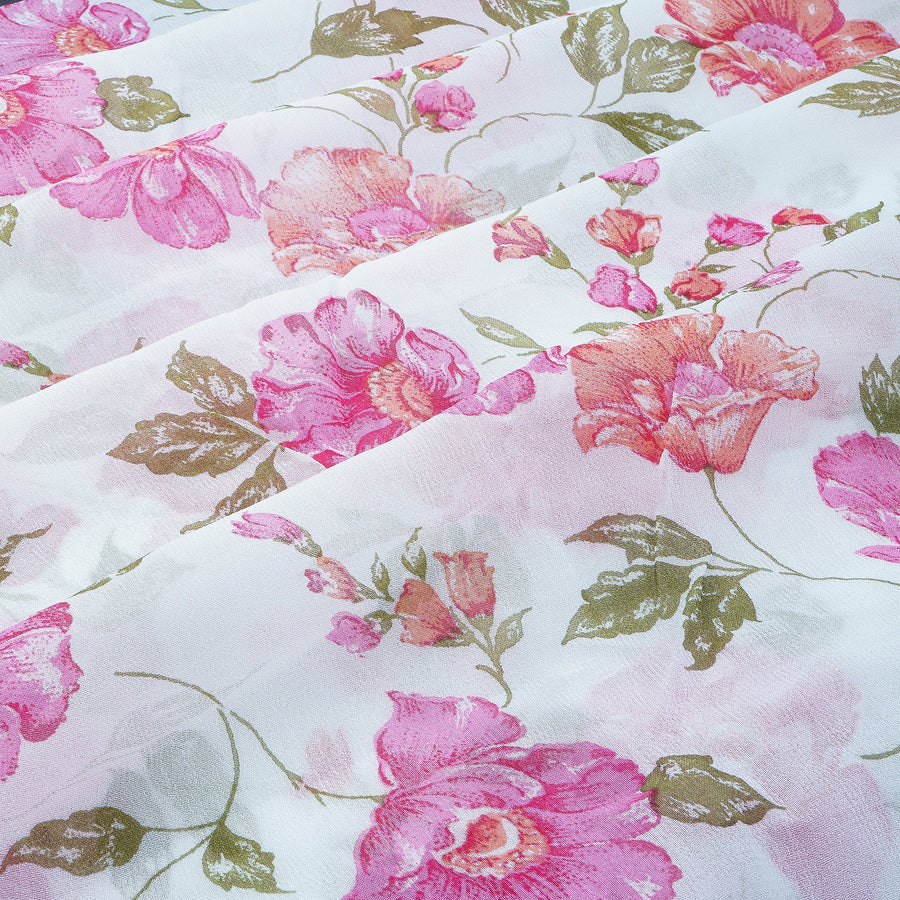 RedFlower Women's Unstitched Printed Pure Viscose Georgette Fabric Material