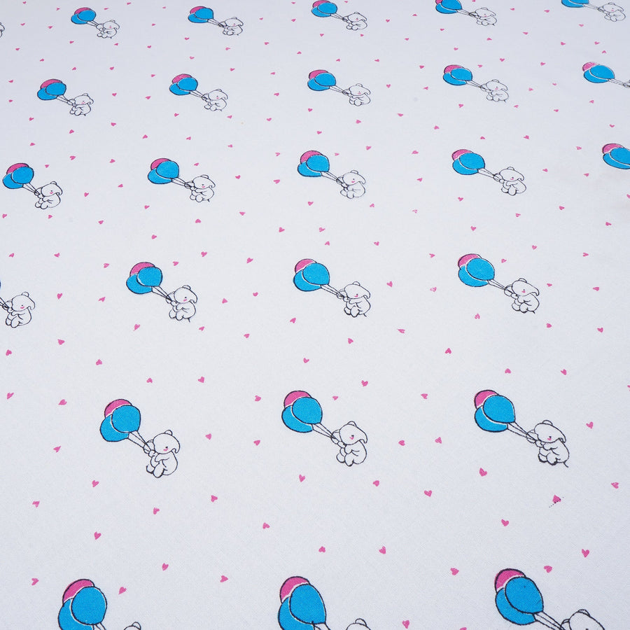 RedFlower Quirky Unstitched Printed Pure Viscose Rayon Fabric Material