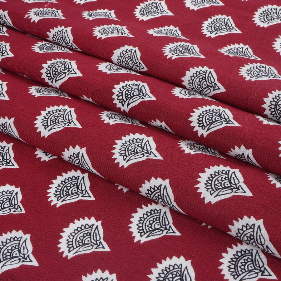 RedFlower Women's Unstitched Printed Pure Cotton Fabric Material