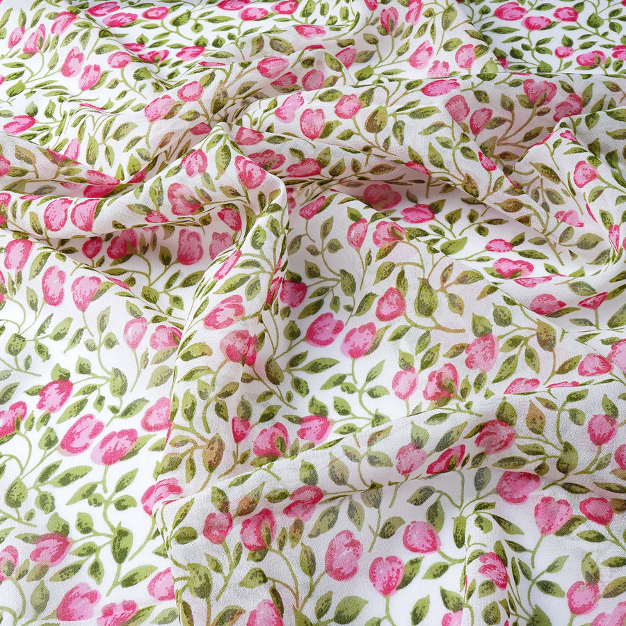 RedFlower Women's Unstitched Printed Pure Viscose Georgette Fabric Material