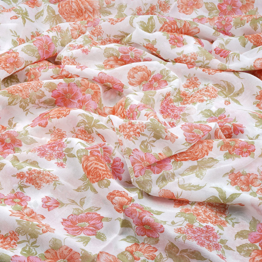 RedFlower Women's Unstitched Printed Pure Viscose Georgette Fabric Material