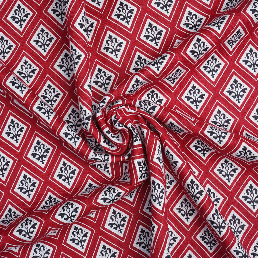 RedFlower Women's Unstitched Printed Pure Cotton Fabric Material