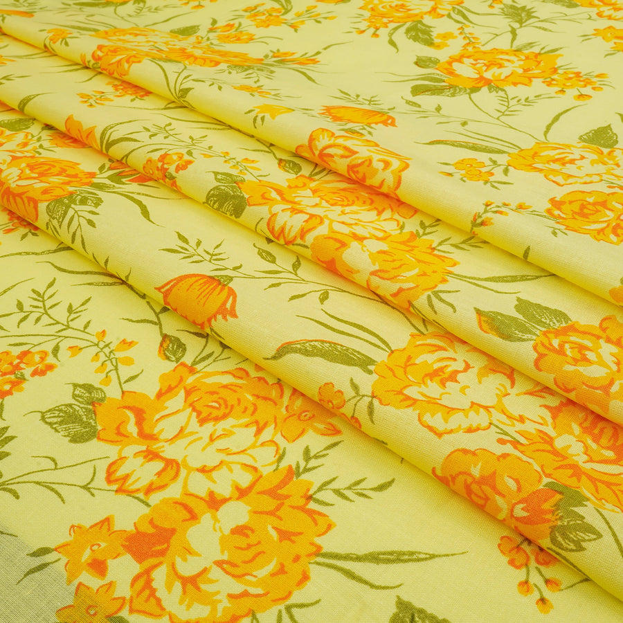 RedFlower Women's Unstitched Printed Pure Dyed Cotton Fabric Material