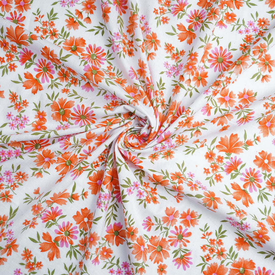 RedFlower Women's Unstitched Printed Pure Cotton Fabric Material