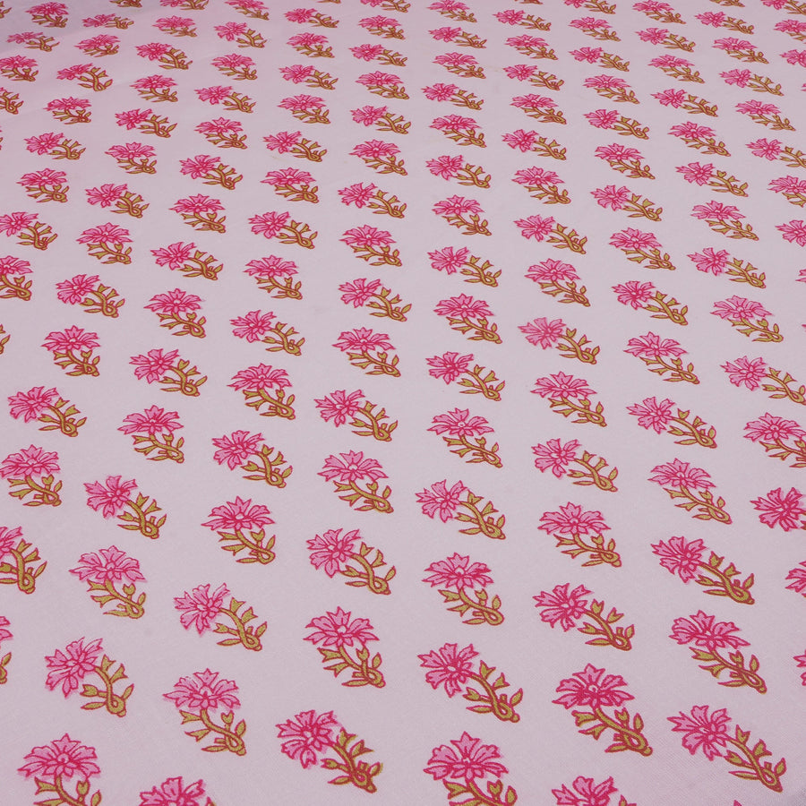 RedFlower Women's Unstitched Printed Pure Dyed Cotton Fabric Material
