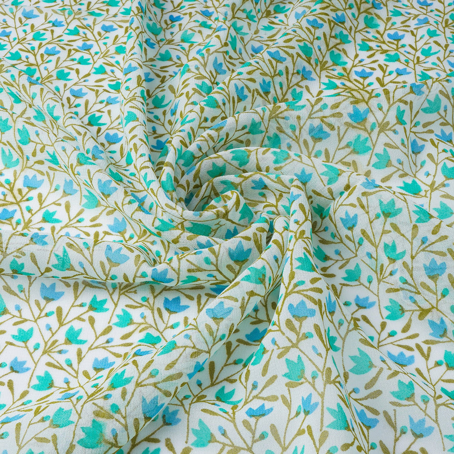 RedFlower Women's Unstitched Printed Pure Viscose Georgette Fabric Material