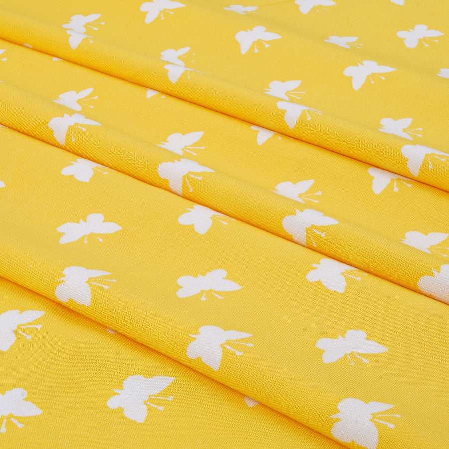 RedFlower Quirky Unstitched Printed Pure Viscose Rayon Fabric Material