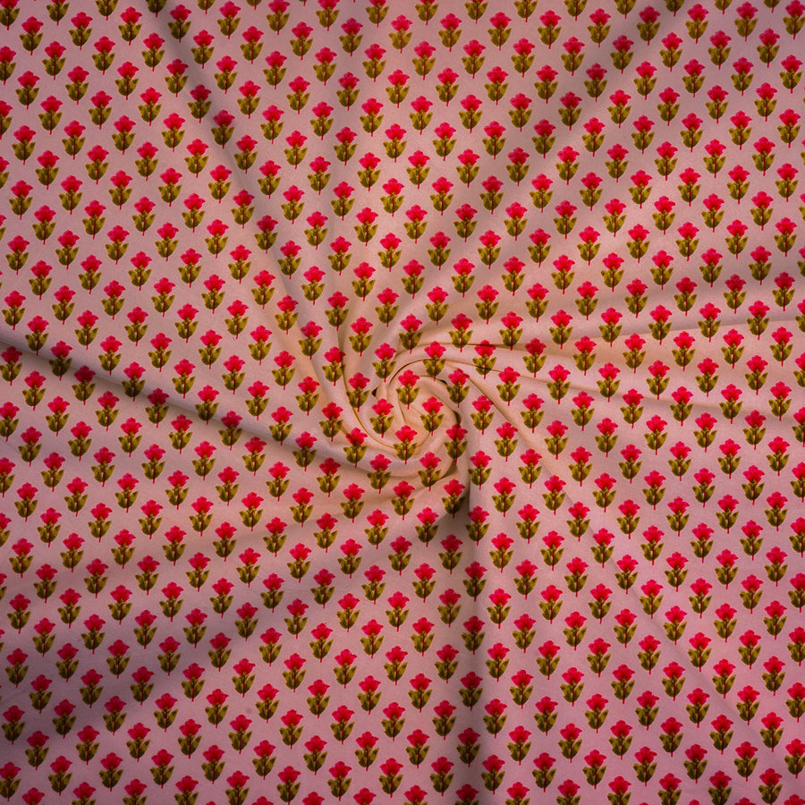 RedFlower Women's Unstitched Printed Pure Dyed Cotton Fabric Material