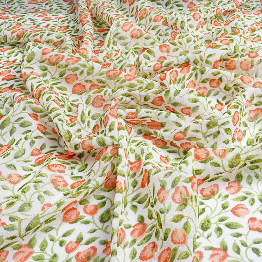 RedFlower Women's Unstitched Printed Pure Viscose Georgette Fabric Material
