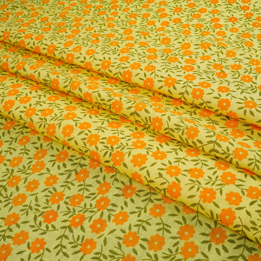 RedFlower Women's Unstitched Printed Pure Dyed Cotton Fabric Material