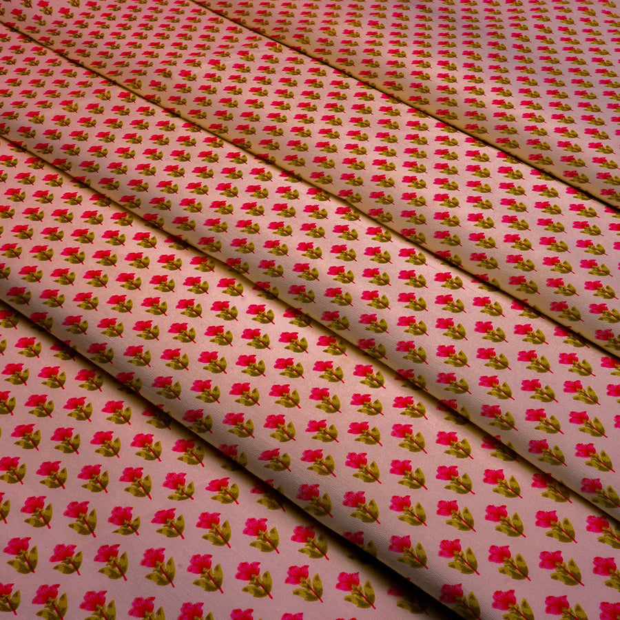 RedFlower Women's Unstitched Printed Pure Dyed Cotton Fabric Material