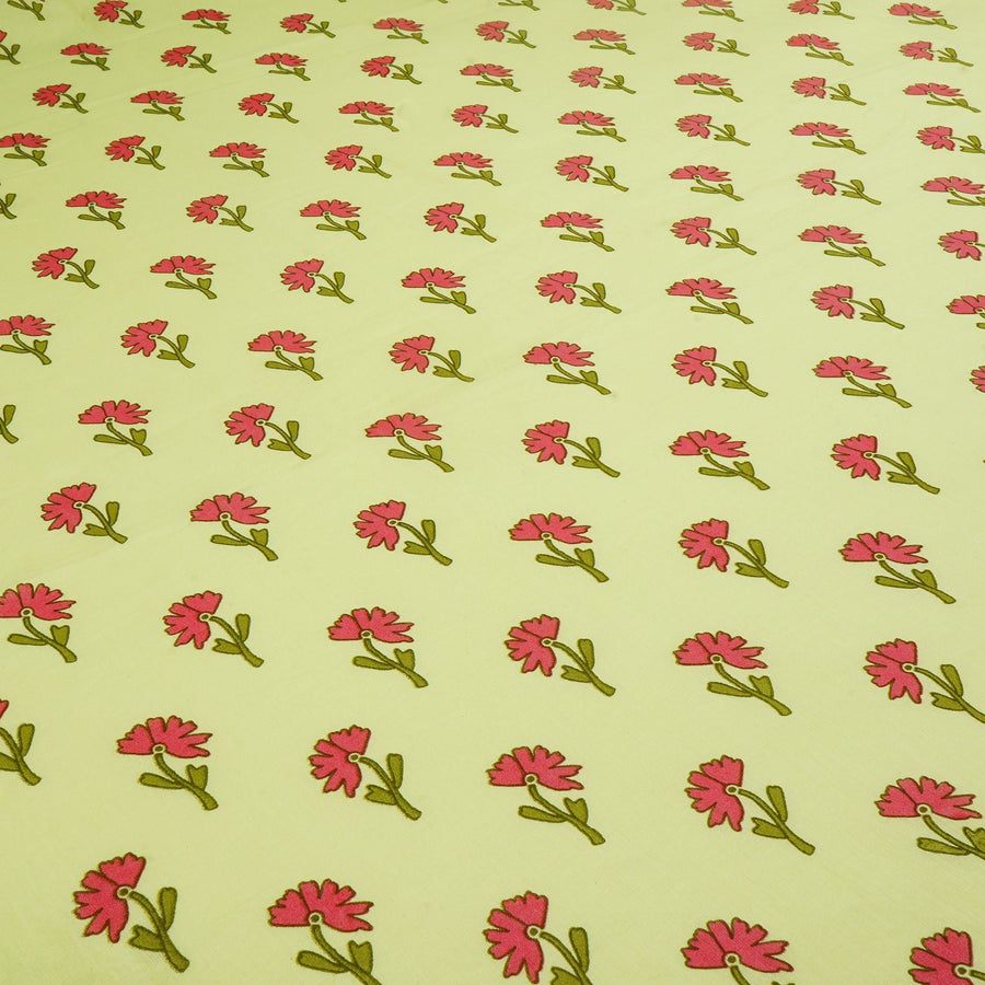 RedFlower Women's Unstitched Printed Pure Dyed Cotton Fabric Material