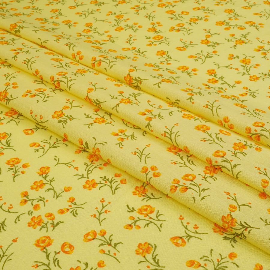 RedFlower Women's Unstitched Printed Pure Dyed Cotton Fabric Material