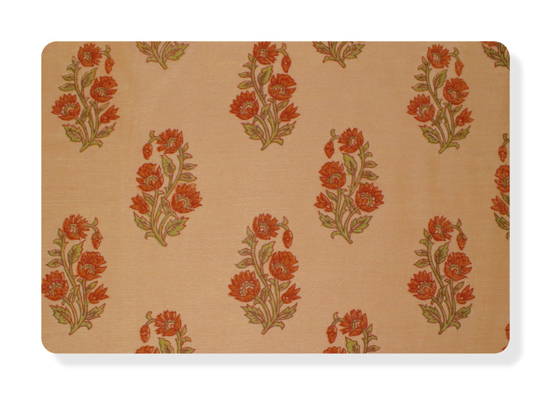 RedFlower Women's Unstitched Printed Poly Chanderi Fabric Material