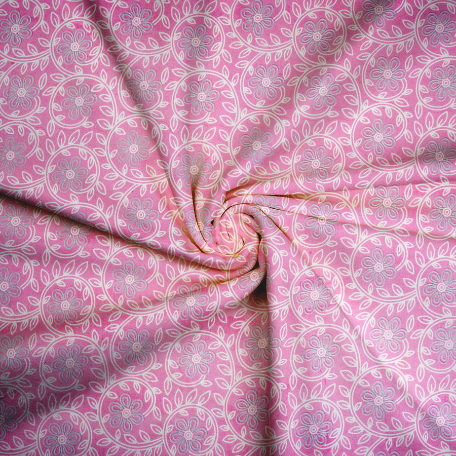 RedFlower Women's Unstitched Printed Pure Cotton Fabric Material