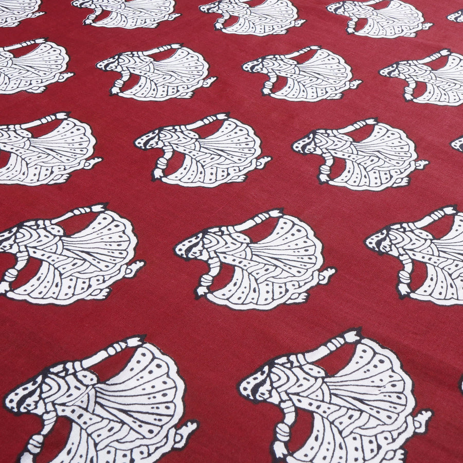 RedFlower Women's Unstitched Printed Pure Cotton Fabric Material