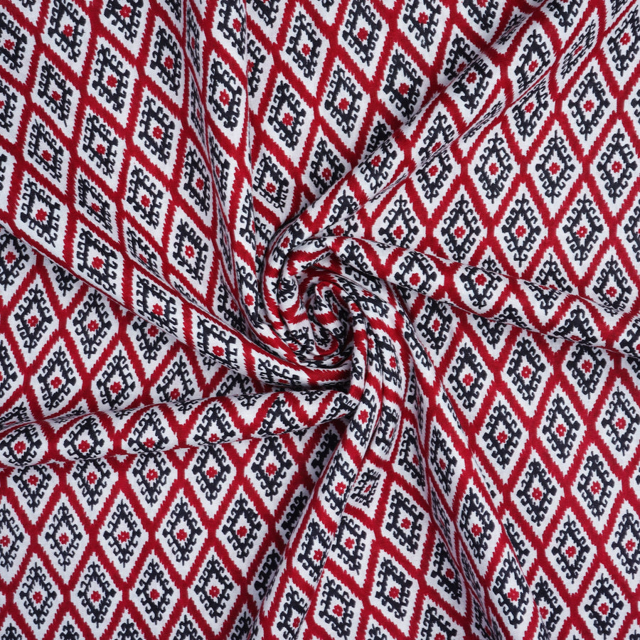 RedFlower Women's Unstitched Printed Pure Cotton Fabric Material