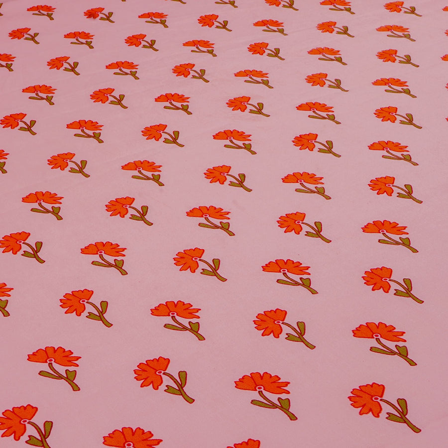 RedFlower Women's Unstitched Printed Pure Dyed Cotton Fabric Material