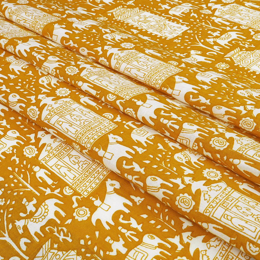 RedFlower Women's Unstitched Printed Pure Cotton Fabric Material