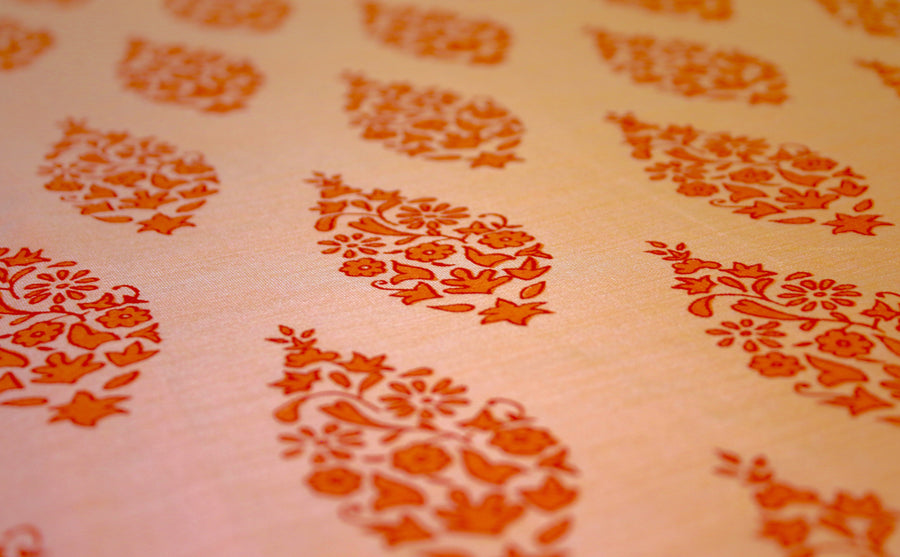 RedFlower Women's Unstitched Printed Poly Chanderi Fabric Material