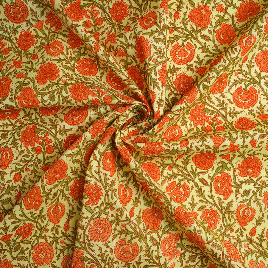 RedFlower Women's Unstitched Printed Pure Dyed Cotton Fabric Material