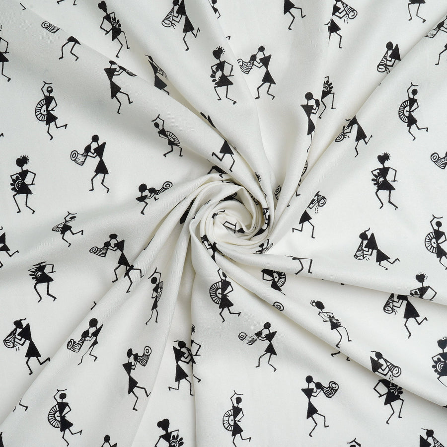 RedFlower Unisex Unstitched Printed Pure Viscose Rayon Fabric Material