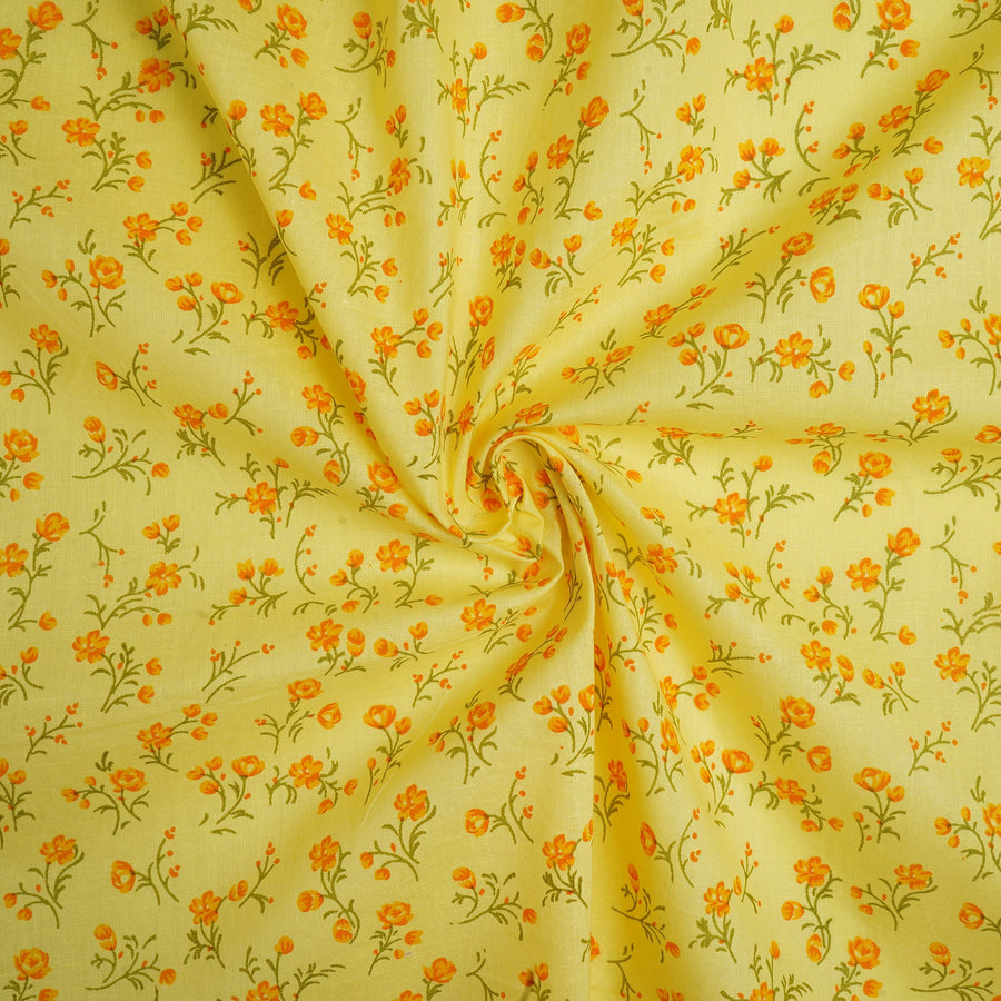 RedFlower Women's Unstitched Printed Pure Dyed Cotton Fabric Material