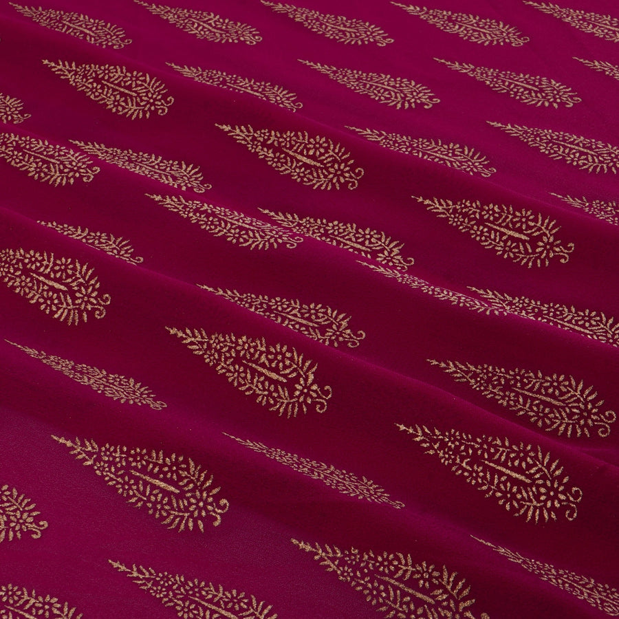 RedFlower Women's Unstitched Printed Faux Georgette Fabric Material