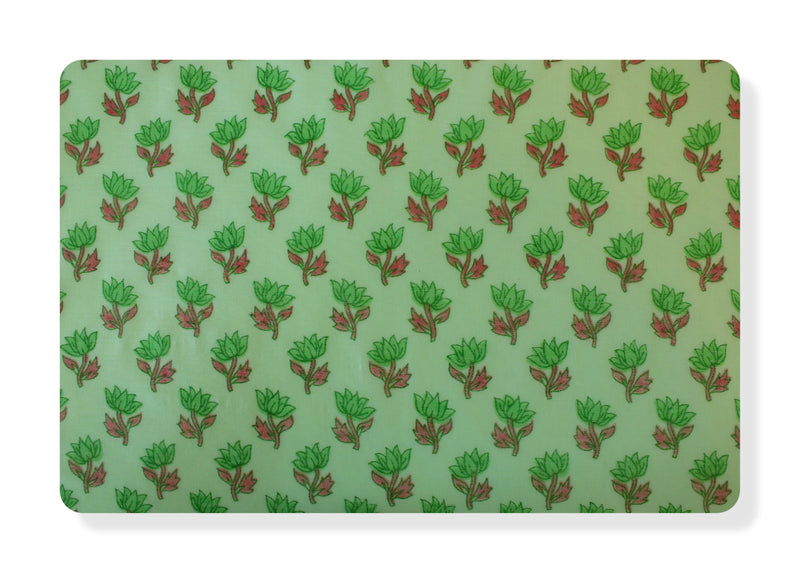 RedFlower Women's Unstitched Printed Poly Chanderi Fabric Material