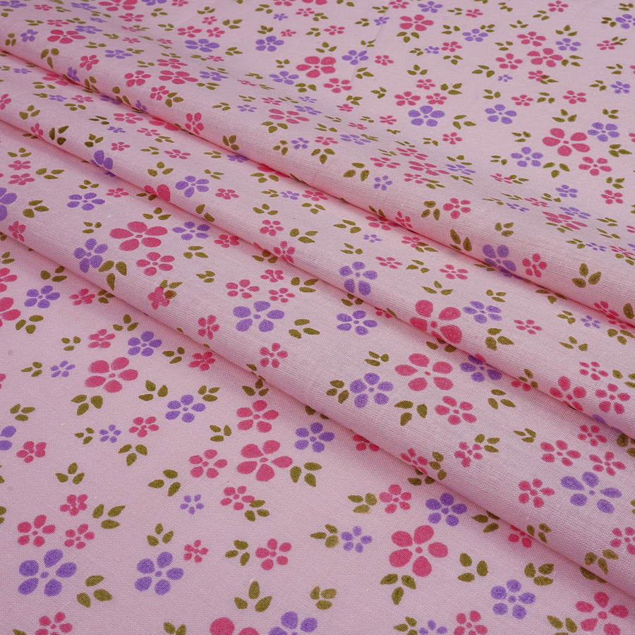 RedFlower Women's Unstitched Printed Pure Dyed Cotton Fabric Material