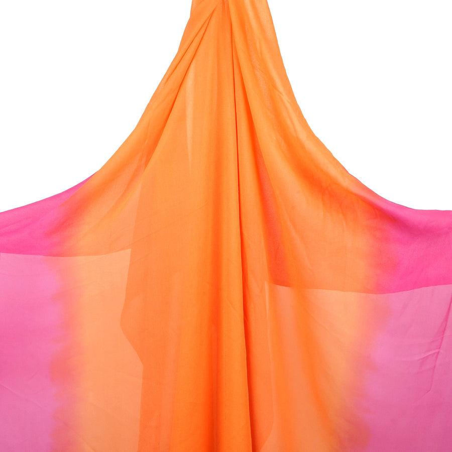 RedFlower Women's Unstitched Tie & Dye Pure Viscose Georgette Fabric Material