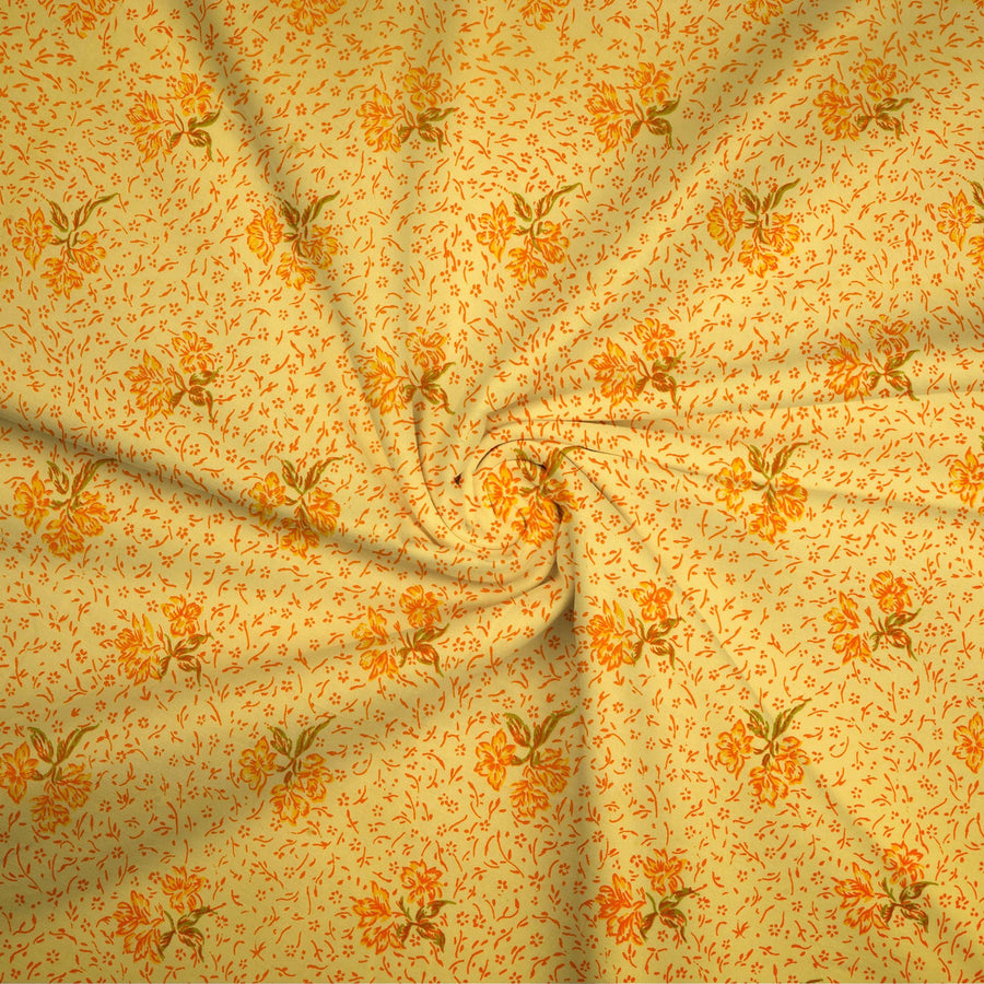 RedFlower Women's Unstitched Printed Pure Dyed Cotton Fabric Material