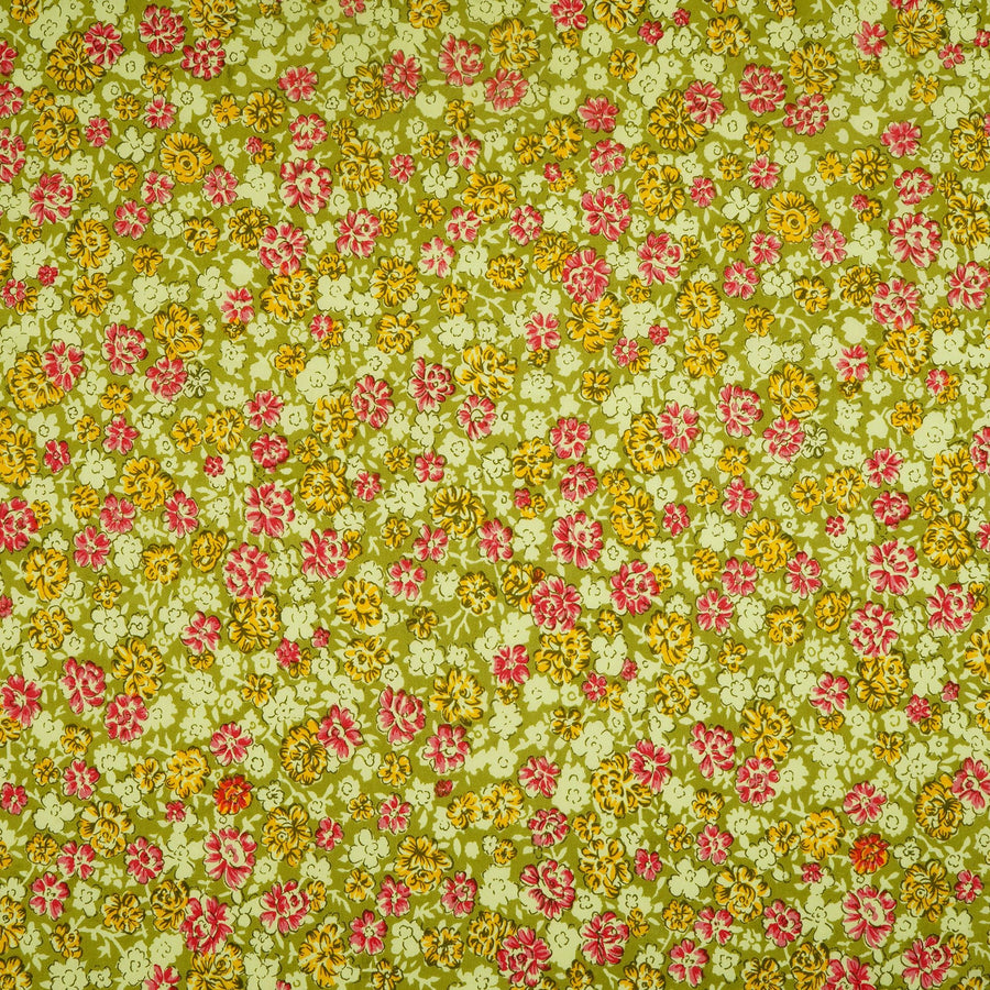 RedFlower Women's Unstitched Printed Pure Dyed Cotton Fabric Material