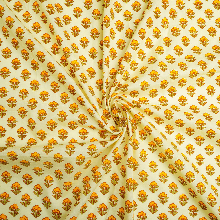 RedFlower Women's Unstitched Printed Pure Dyed Cotton Fabric Material
