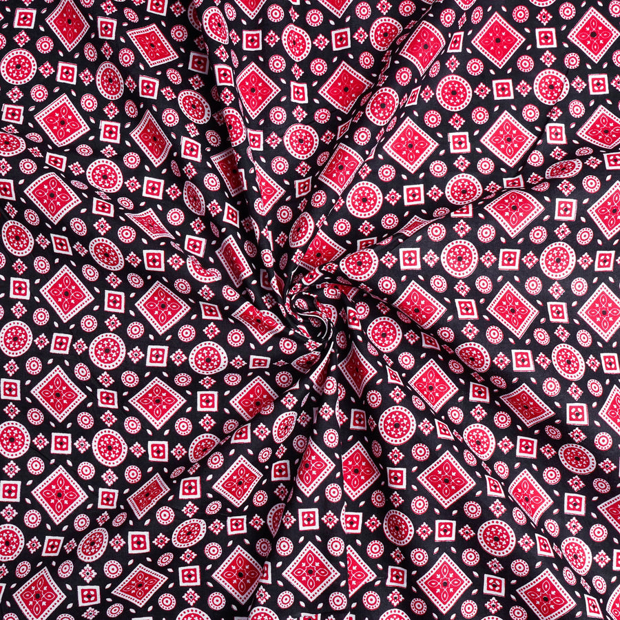 RedFlower Women's Unstitched Printed Pure Cotton Fabric Material