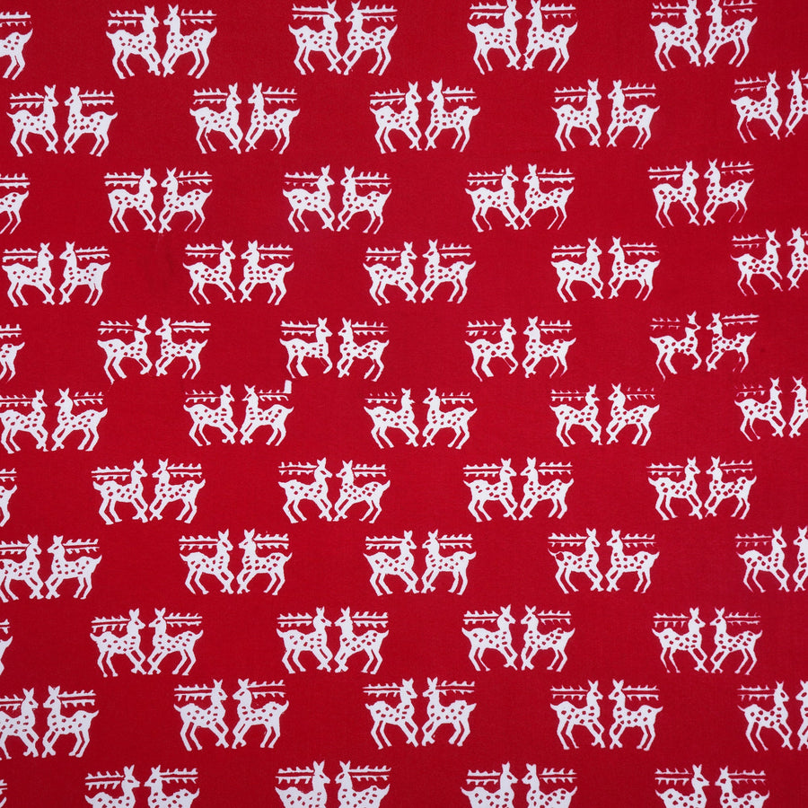 RedFlower Quirky Unstitched Printed Pure Viscose Rayon Fabric Material