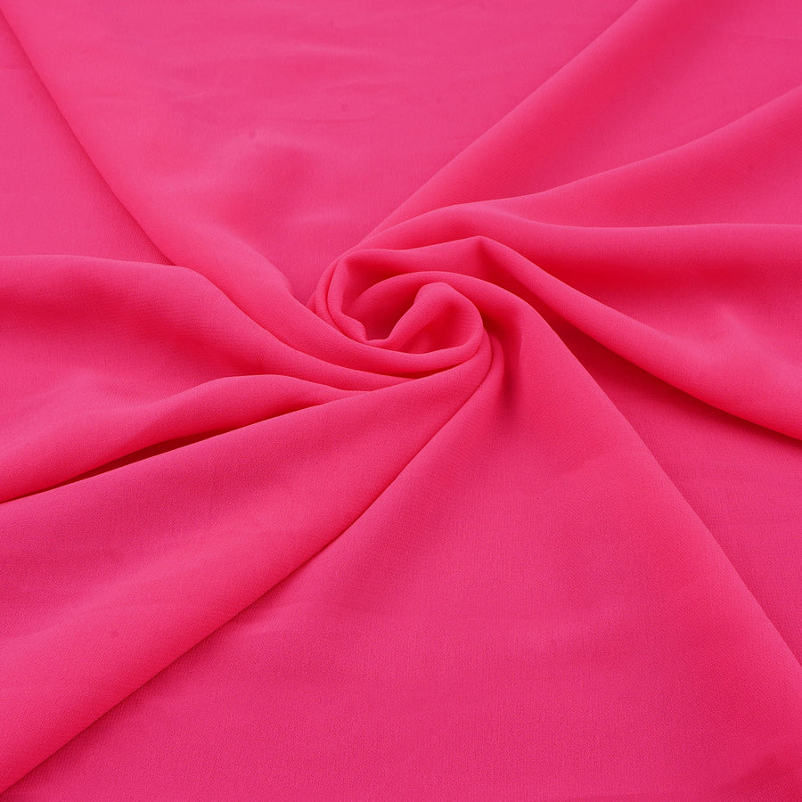RedFlower Unstitched Plain Faux Georgette Fabric Material