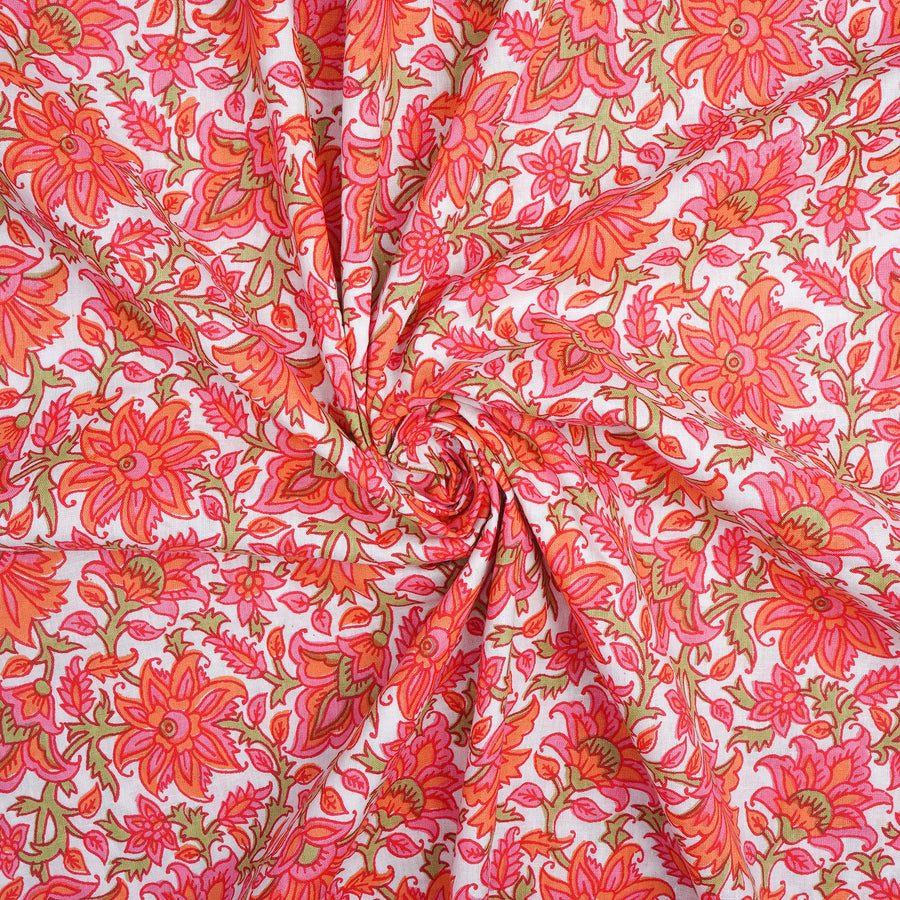 RedFlower Women's Unstitched Printed Pure Cotton Fabric Material