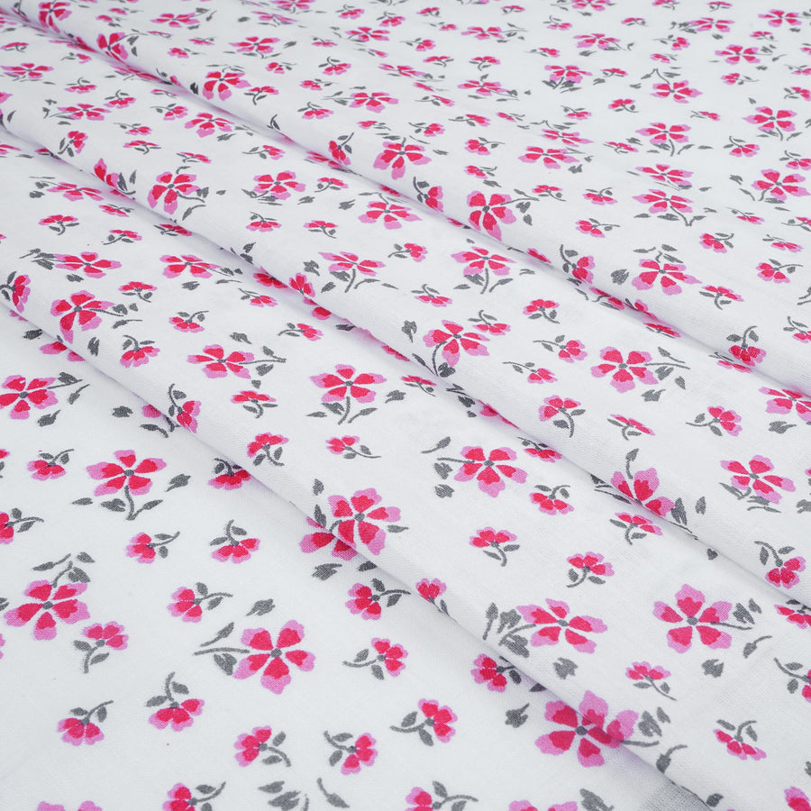 RedFlower Women's Unstitched Printed Pure Cotton Fabric Material