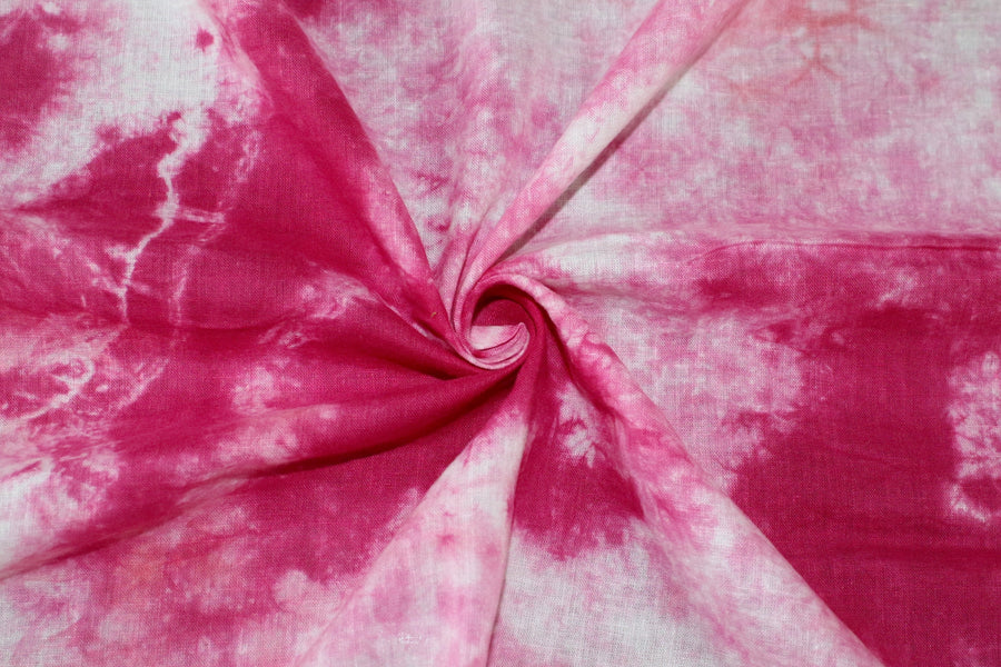 RedFlower Unisex Unstitched Tie and Dye Pure Cotton Fabric Material