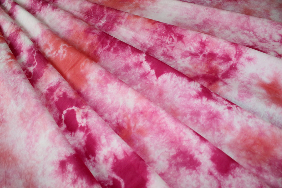 RedFlower Unisex Unstitched Tie and Dye Pure Cotton Fabric Material