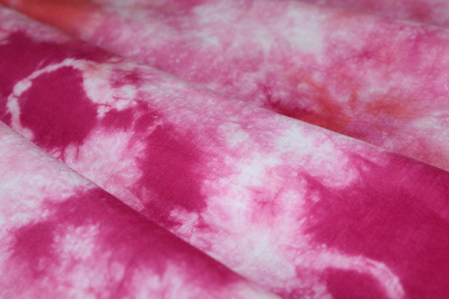 RedFlower Unisex Unstitched Tie and Dye Pure Cotton Fabric Material