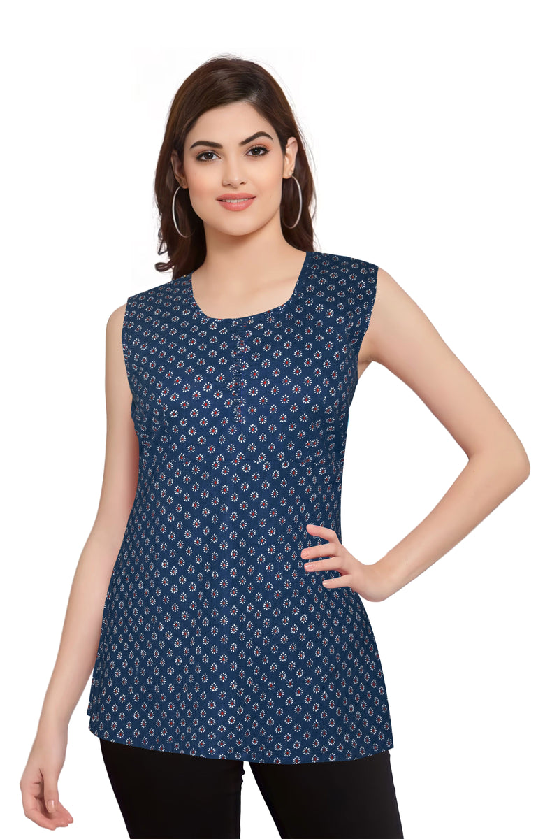 RedFlower Women's Readymade Printed Kurti Top