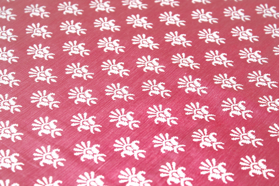 RedFlower Women's Unstitched Printed Poly Chanderi Fabric Material