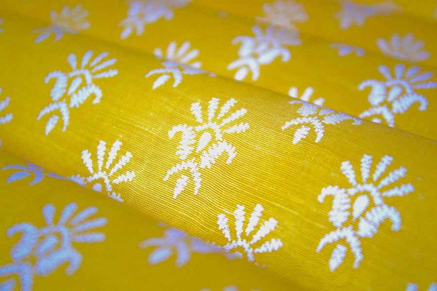 RedFlower Women's Unstitched Printed Poly Chanderi Fabric Material