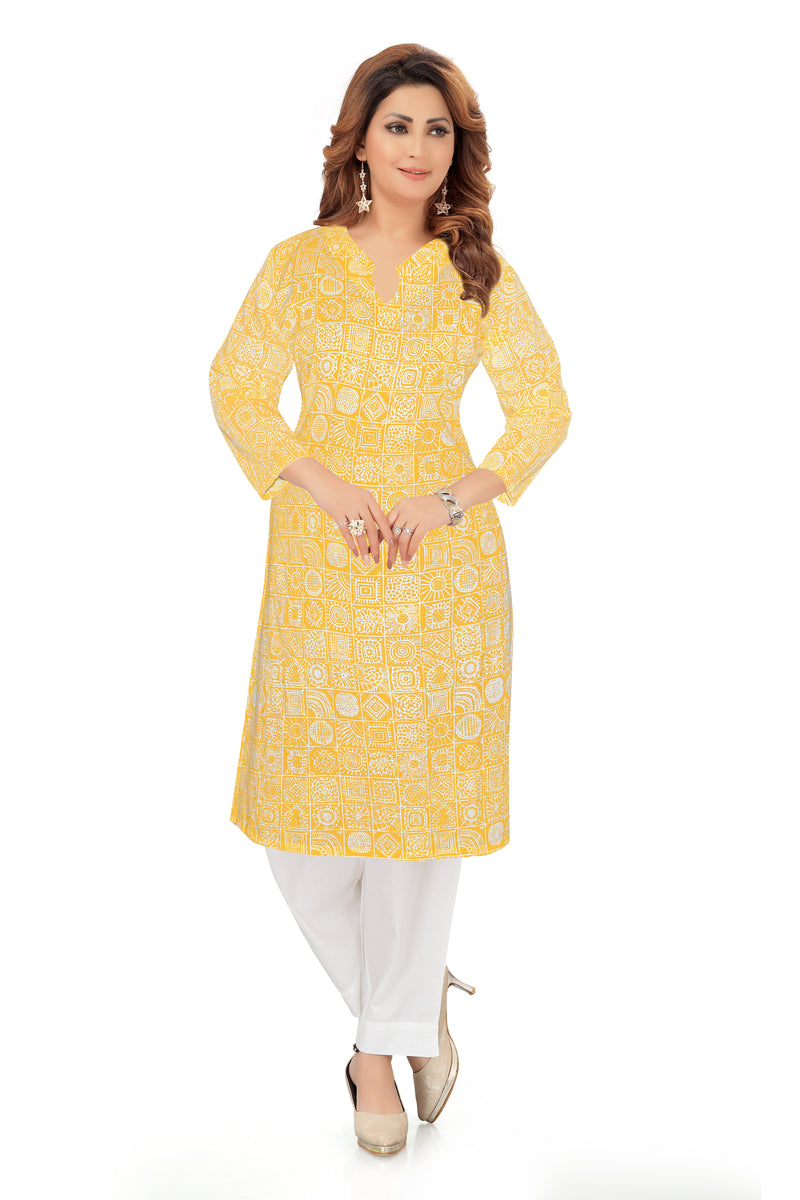 RedFlower Women's Readymade Printed Kurti Top