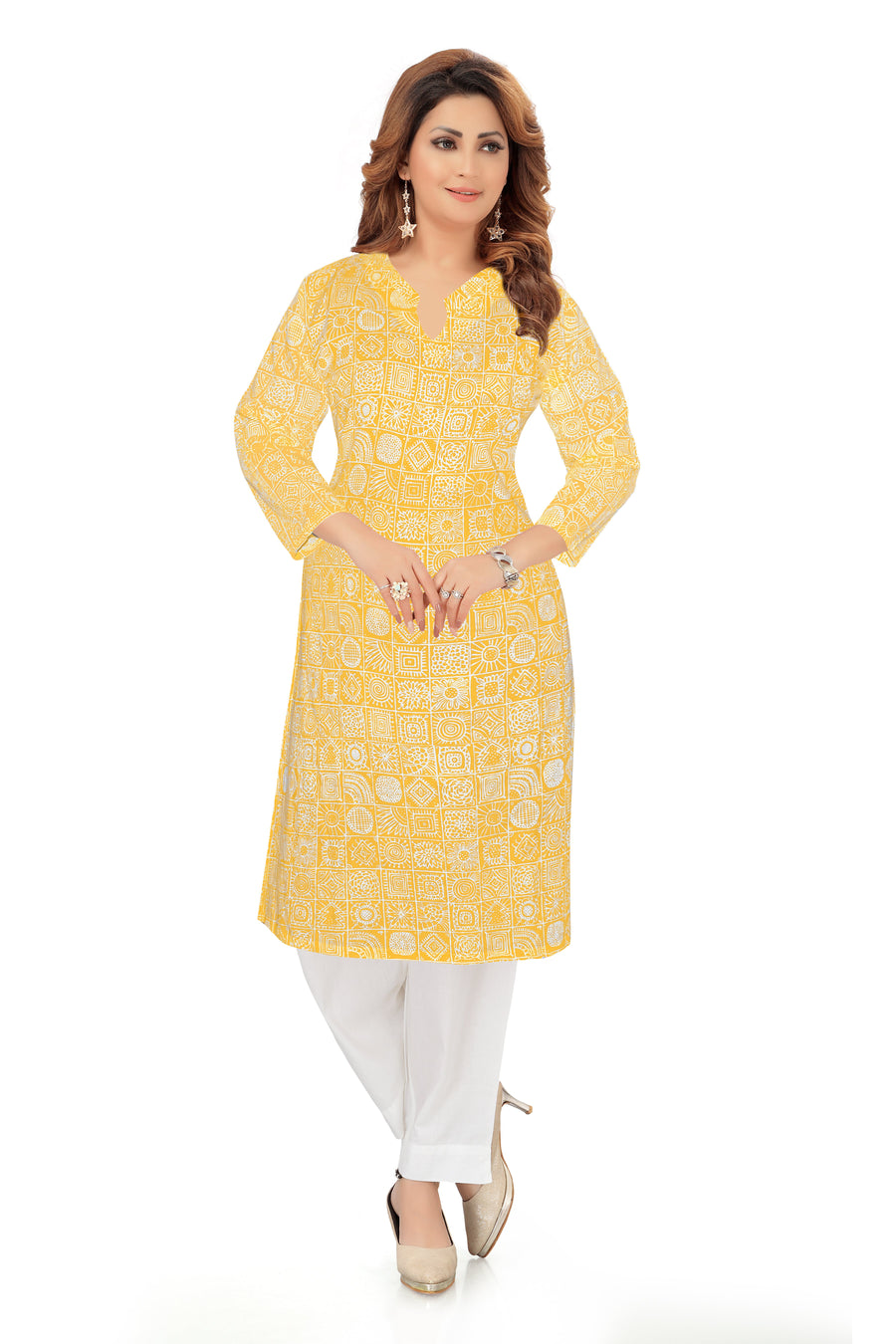 RedFlower Women's Readymade Printed Kurti Top